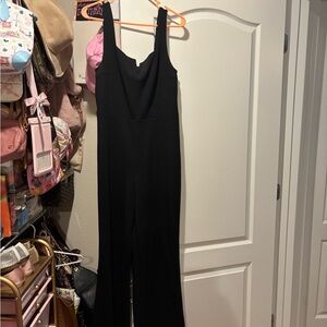 Express full length jumpsuit- black- size large